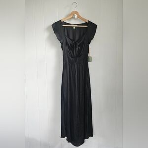 ☆ RYEGRASS Black Maxi Dress